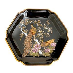 VTG 1970s or 1980s Otagiri Plate with Peacocks